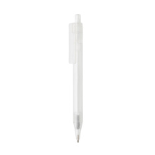 GRS RPET X8 transparante pen - Topgiving