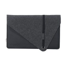 Recycled Felt & Apple Leather Laptop Sleeve 15 inch - Topgiving