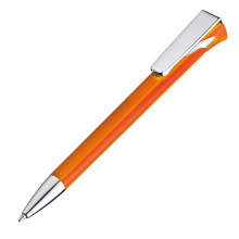 Pen met verchroomde clip - Topgiving