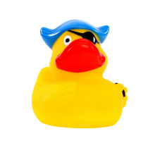 Squeaky duck pirate with eye patch and hat - Topgiving