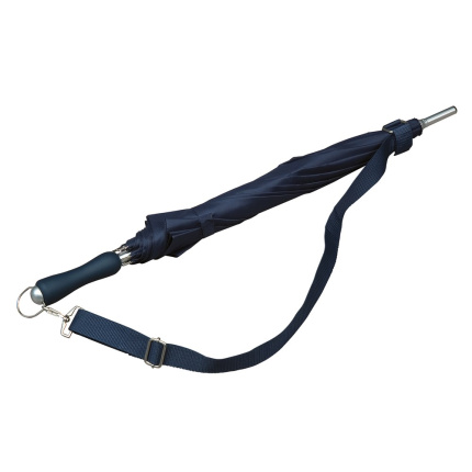 Falcone - Paraplu met schouderband - Handopening - Windproof -  100 cm - Marine blauw - Topgiving