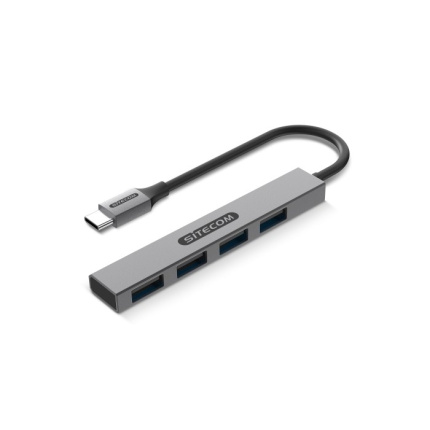 Sitecom CN-5001 USB-C to 4x USB-A Nano hub - Topgiving