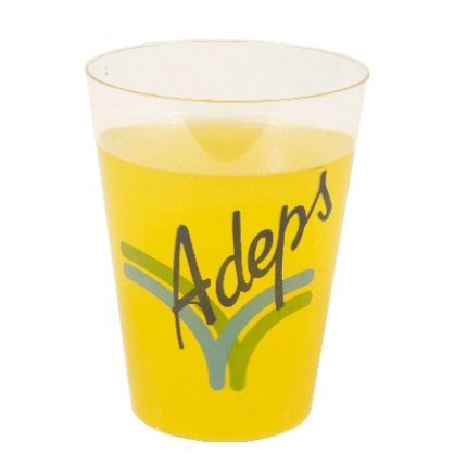 Kunststof limonade glas transparant 200 cc - Topgiving