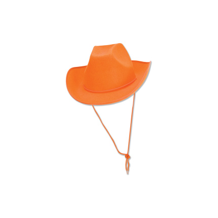 Oranje cowboyhoed - Topgiving