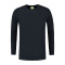 L&S T-shirt Crewneck cot/elast LS for him - Topgiving