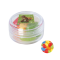 Kunststof rond potje met jelly beans - Topgiving