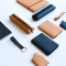 Recycled Leather Pencil Case etui - Topgiving