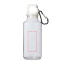 Oregon 400 ml waterfles van RCS-gecertificeerd gerecycled plastic met karabijnhaak - Topgiving