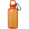 Oregon 400 ml waterfles van RCS-gecertificeerd gerecycled plastic met karabijnhaak - Topgiving