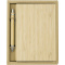 Bamboe cover notitieboek met pen Jo - Topgiving