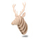 Wooden Deer Head - Topgiving