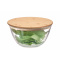 Glazen saladeschaal 1200 ml - Topgiving